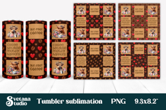 Cute cow coffee tumbler | Coffee quotes tumbler PNG Product Image 1