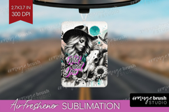 Cowgirl Air Freshener PNG - Country Girl PNG Sublimation Product Image 1