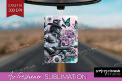 Cowgirl Air Freshener PNG - Country Girl PNG Sublimation Product Image 1