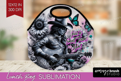 Cowgirl Lunch Bag - Country Girl Lunch Bug PNG Sublimation Product Image 1