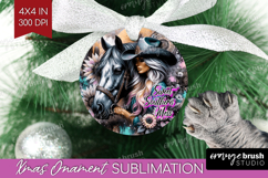 Cowgirl Ornament PNG - Country Girl PNG Sublimation Product Image 1