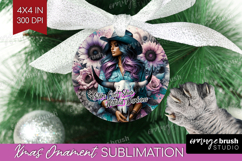 Cowgirl Ornament PNG - Country Girl PNG Sublimation Product Image 1