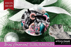 Cowgirl Ornament PNG - Country Girl PNG Sublimation Product Image 1