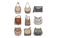 cowgirl bag set cartoon Product Image 1