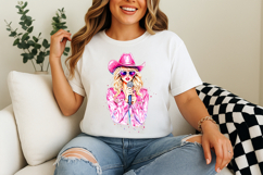 cowgirl blonde pink hat png, western sunglasses cowgirl clipart, girly cowgirl sublimation design, blonde cowgirl png file, trendy cowgirl pink hat design, rustic western cowgirl sublimation, country girl sunglasses png art, rodeo cowgirl blonde clipart, 
