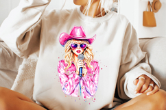 cowgirl blonde pink hat png, western sunglasses cowgirl clipart, girly cowgirl sublimation design, blonde cowgirl png file, trendy cowgirl pink hat design, rustic western cowgirl sublimation, country girl sunglasses png art, rodeo cowgirl blonde clipart, 