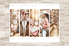 GlamArtZhanna, Cowgirl bookmarks, bookmarks for women, Wild West bookmarks, bookmarks printable, bookmarks digital, Books bookmarks, Fantasy Bookmarks, bookmark sheet, Booklover Bookmarks, Cowgirl printable, Cowgirl digital, bookish bundle, Book Lovers Gi