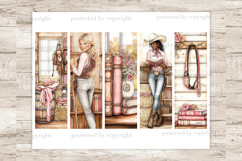 GlamArtZhanna, Cowgirl bookmarks, bookmarks for women, Wild West bookmarks, bookmarks printable, bookmarks digital, Books bookmarks, Fantasy Bookmarks, bookmark sheet, Booklover Bookmarks, Cowgirl printable, Cowgirl digital, bookish bundle, Book Lovers Gi