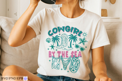 Western Summer Hand-drawn Design PNG SVG T-shirt Product Image 1