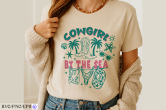 Western Summer Hand-drawn Design PNG SVG T-shirt Product Image 4