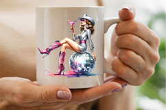 cowgirl disco ball png, western silver boots clipart, girly cowgirl sublimation design, disco cowgirl png file, country girl silver boots png, rodeo party sublimation design, cowgirl glitter disco clipart, trendy western cowgirl png, cowgirl disco printab