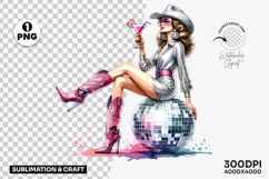 cowgirl disco ball png, western silver boots clipart, girly cowgirl sublimation design, disco cowgirl png file, country girl silver boots png, rodeo party sublimation design, cowgirl glitter disco clipart, trendy western cowgirl png, cowgirl disco printab