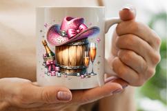 cowgirl hat with roses png, western barrel clipart sublimation, rustic cowgirl sublimation design, cowgirl hat barrel png file, girly cowgirl roses clipart, rodeo barrel png sublimation, country girl hat with roses, cowgirl fashion png design, rustic cowg