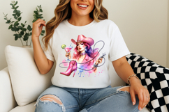 cowgirl pink sparkles png, girly cowgirl glitter clipart, sparkly western sublimation design, cowgirl pink aesthetic png, trendy western cowgirl sublimation, rustic glam cowgirl clipart, pink sparkles cowgirl png file, rodeo cowgirl glitter design, girly 