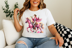 cowgirl riding horse png, pink cowgirl sublimation design, western cowgirl horse clipart, rodeo cowgirl riding png, girly cowgirl horse design, country girl horse sublimation png, trendy cowgirl riding clipart, cowgirl pink aesthetic png, rustic western c