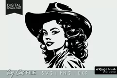 Cowgirl SVG File For Cricut Country Girl 