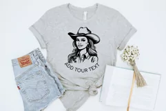 Cowgirl SVG File For Cricut Country Girl