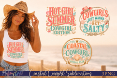 Coastal Cowgirl Sublimation Designs | Beach Quotes Product Image 1