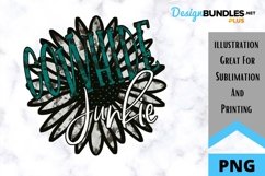 Cowhide Junkie - Sunflower - Sublimation - PNG Product Image 1