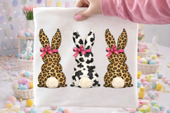 Leopard Cowhide Bunny Easter PNG, Funny Easter PNG Product Image 2