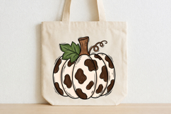 Cowhide Pumpkin png, Pumpkin Sublimation Product Image 4