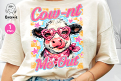 Sarcastic Cownt Me Out Funny Cow Pun Farm Animal Product Image 1