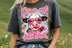 Sarcastic Cownt Me Out Funny Cow Pun Farm Animal Product Image 3