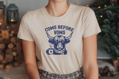 Cows Before Vows Christmas SVG | Funny Holiday Cow Wedding Product Image 2