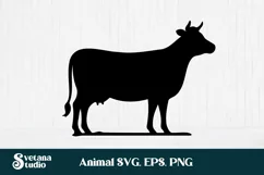 Cute cow SVG | Animal SVG | Highland cow SVG Product Image 2