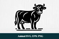 Cute cow SVG | Animal SVG | Highland cow SVG Product Image 3