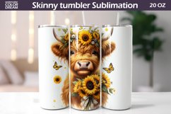 Tote Lunch Bag And Tumbler | Highland Cow Lunch Bag Product Image 2