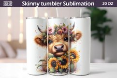 Tote Lunch Bag And Tumbler | Highland Cow Lunch Bag Product Image 2