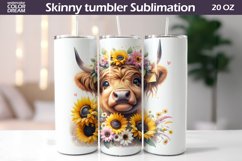 Tote Lunch Bag And Tumbler | Highland Cow Lunch Bag Product Image 2