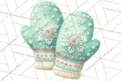 Cozy Christmas Clipart, Warm Winter Holiday PNG Product Image 2