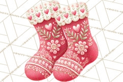 Cozy Christmas Clipart, Warm Winter Holiday PNG Product Image 3