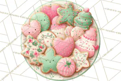 Cozy Christmas Clipart, Warm Winter Holiday PNG Product Image 4