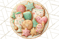 Cozy Christmas Clipart, Warm Winter Holiday PNG Product Image 5