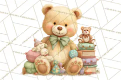 Cozy Christmas Clipart, Warm Winter Holiday PNG Product Image 4