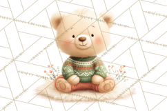 Cozy Christmas Clipart, Warm Winter Holiday PNG Product Image 5