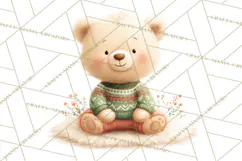 Cozy Christmas Clipart, Warm Winter Holiday PNG Product Image 5