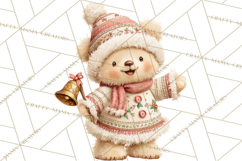 Cozy Christmas Clipart, Warm Winter Holiday PNG Product Image 3