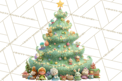 Cozy Christmas Clipart, Warm Winter Holiday PNG Product Image 2