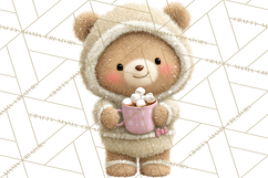 Cozy Christmas Clipart, Warm Winter Holiday PNG Product Image 5
