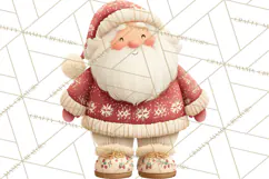 Cozy Christmas Clipart, Warm Winter Holiday PNG Product Image 4