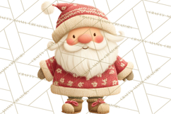Cozy Christmas Clipart, Warm Winter Holiday PNG Product Image 5