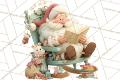Cozy Christmas Clipart, Warm Winter Holiday PNG Product Image 4