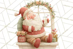 Cozy Christmas Clipart, Warm Winter Holiday PNG Product Image 2