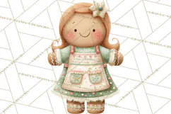 Cozy Christmas Clipart, Warm Winter Holiday PNG Product Image 4