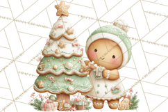 Cozy Christmas Clipart, Warm Winter Holiday PNG Product Image 5