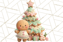 Cozy Christmas Clipart, Warm Winter Holiday PNG Product Image 2